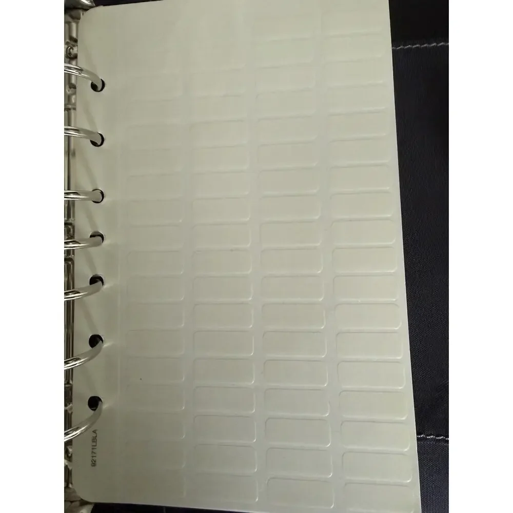 Franklin Covey Classic 7 ring Binder Snap Planner black Fits 5.5x8.5